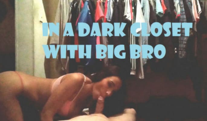 Lissie Belle – in a Dark closet with Big Bro